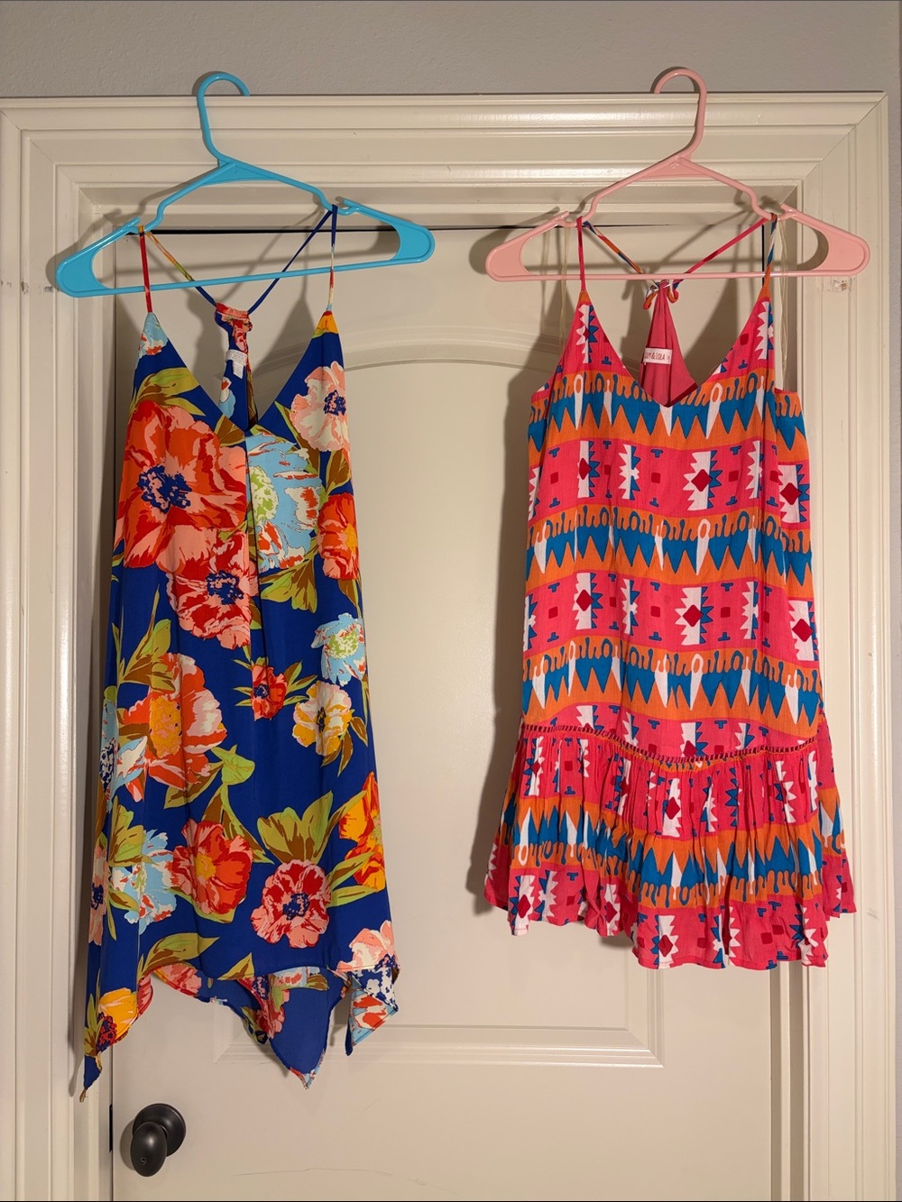 Bundle of 2 colorful minidresses